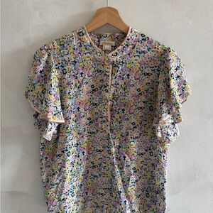 Shoshanna - Tavi Sunrise Multicolor Floral Top - Size S